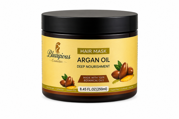 Bluxurious Argan Oil Hair Mask – Deep Repair & Intensive Nourishment (500ml)