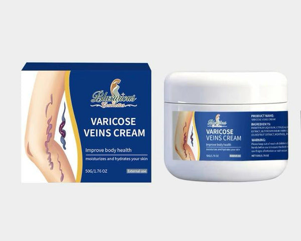 Bluxurious Cosmetics Varicose Veins Cream (50g / 1.76 OZ) – Soothing Leg Cream for Spider Veins, Swelling, & Deep Hydration