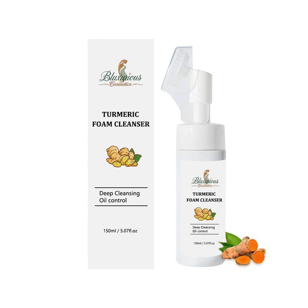 Bluxurious Turmeric Foam Cleanser – Deep Cleansing & Oil Control (150ml)